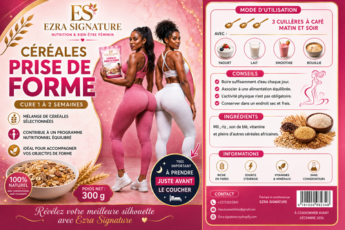 Sachet 200/300 G de céréales , 1 semaine de cure